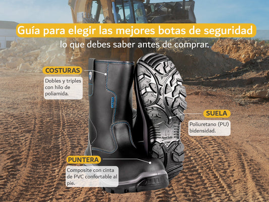 Guía para elegir las mejores botas de seguridad: lo que debes saber antes de comprar